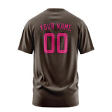 Custom Brown Pink T-Shirt