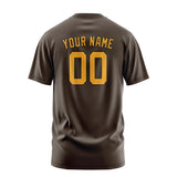Custom Brown Yellow T-Shirt