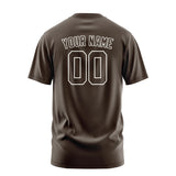 Custom Brown Brown T-Shirt
