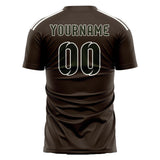 Custom Brown Olive Soccer Jersey