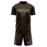 Custom Brown Olive Soccer Set