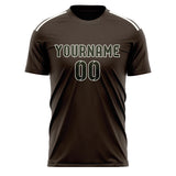 Custom Brown Olive Soccer Jersey