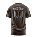 Custom Brown Blue T-Shirt