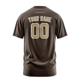Custom Brown Light Khaki T-Shirt