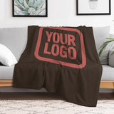 Custom Brown Copper Rose Blanket