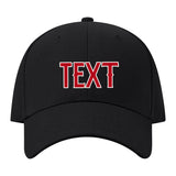 Custom Black Crimson Red Hat