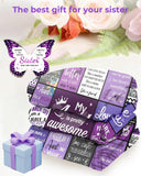 Blanket for Sister Gifts, “My Sister is Pretty Awesome”, From Sister or Family, Birthday Christmas Graduation Holiday, Inspirational