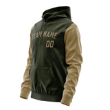 Custom Olive Light Khaki Hoodie 0202252502B31725