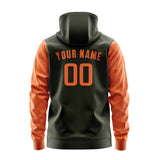 Custom Olive Orange Hoodie 0202282802B31728