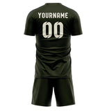 Custom Olive Cream Soccer Set