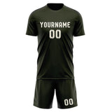 Custom Olive Cream Soccer Set