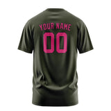 Custom Olive Pink T-Shirt