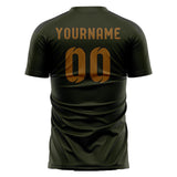 Custom Olive Khaki Soccer Jersey