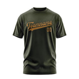 Custom Olive Khaki T-Shirt