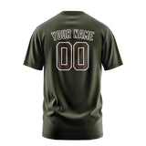 Custom Olive Brown T-Shirt