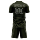 Custom Olive Olive Soccer Set