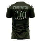 Custom Olive Dark Green Soccer Jersey
