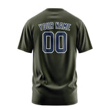 Custom Olive Blue T-Shirt