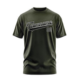 Custom Olive Black T-Shirt