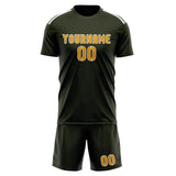 Custom Olive Yellow Soccer Set