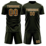 Custom Olive Khaki Soccer Set