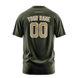 Custom Olive Light Khaki T-Shirt