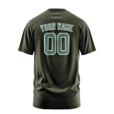 Custom Olive Blue Green T-Shirt