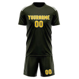 Custom Olive Gold Soccer Set