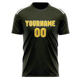 Custom Olive Gold Soccer Jersey