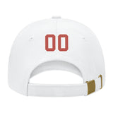 Custom White Emerald Green Hat 02B21829