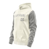 Custom Cream Gray Hoodie 0303040403B31804