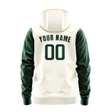 Custom Cream Green Hoodie 0303050503B31805