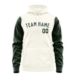 Custom Cream Dark Green Hoodie 0303060603B31806