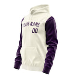 Custom Cream Purple Hoodie 0303070703B31807