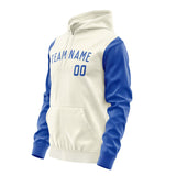 Custom Cream Sky Blue Hoodie 0303090903B31809