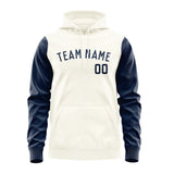 Custom Cream Blue Hoodie 0303101003B31810