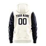 Custom Cream Navy Hoodie 0303111103B31811