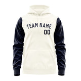 Custom Cream Navy Hoodie 0303111103B31811