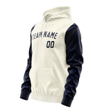 Custom Cream Navy Hoodie 0303111103B31811