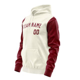 Custom Cream Crimson Red Hoodie 0303151503B31815