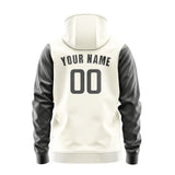 Custom Cream Dark Grey Hoodie 0303202003B31820