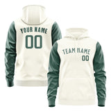 Custom Cream Blue Green Hoodie 0303272703B31827