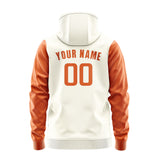 Custom Cream Orange Hoodie 0303282803B31828