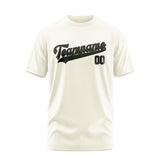 Custom Cream Olive T-Shirt