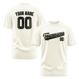 Custom Cream Olive T-Shirt