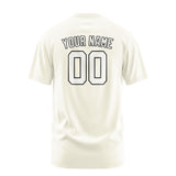 Custom Cream White T-Shirt
