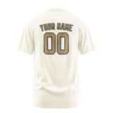 Custom Cream Light Khaki T-Shirt