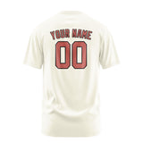 Custom Cream Copper Rose T-Shirt