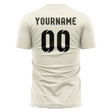 Custom Cream Olive Soccer Jersey