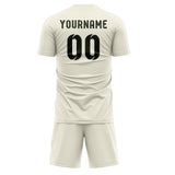 Custom Cream Olive Soccer Set